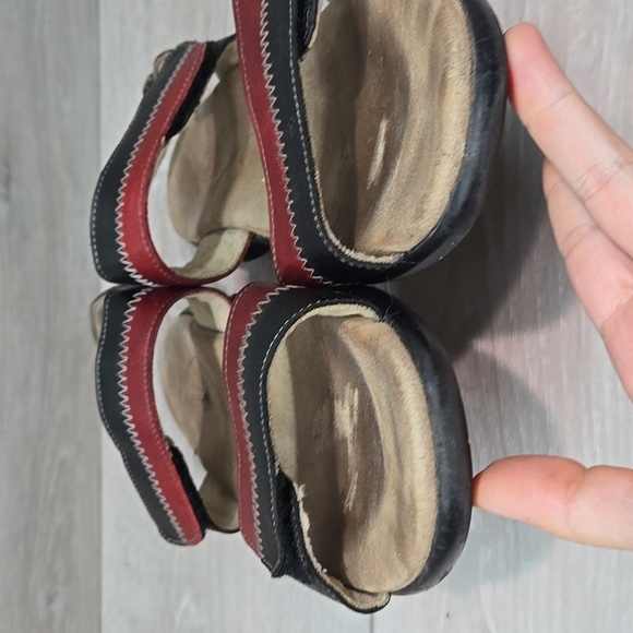 SAS Women Hook&loop Leatger Strappy Sandals Shoes Sz 8.5M - Picture 6 of 14